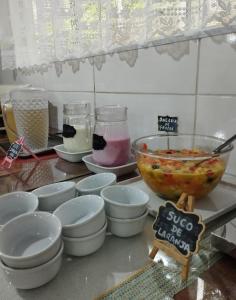Comida no hotel ou em algum lugar perto