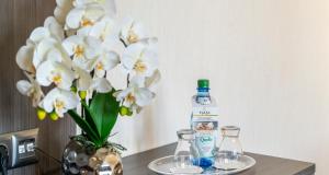 Nápoje v ubytování PLAZA Hotel Buchhorner Hof