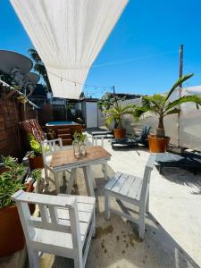 Balkón nebo terasa v ubytování MAYAB Holbox