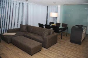 Posezení v ubytování Arnsteiner Apartments