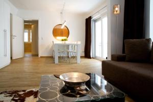 Posezení v ubytování Arnsteiner Apartments