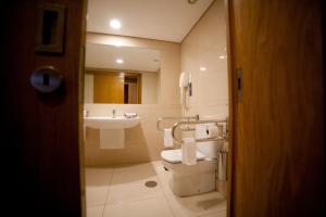 Koupelna v ubytování Hotel Bagoeira