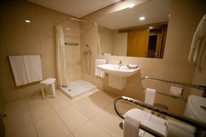 Koupelna v ubytování Hotel Bagoeira