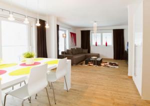 Posezení v ubytování Arnsteiner Apartments