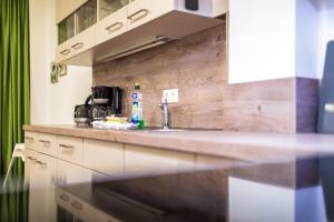 Dapur atau dapur kecil di LAGOVIDA Ankerplatz a am Störmthaler See