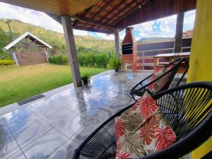 Casas boa vista的庭院或其他户外区域