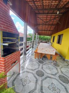 Casas boa vista的阳台或露台