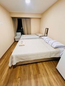 Ένα ή περισσότερα κρεβάτια σε δωμάτιο στο Amplia habitación con baño propio en Centro de Lima