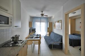 Kuchyň nebo kuchyňský kout v ubytování Residence Zenith