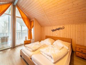 Katil atau katil-katil dalam bilik di ideales Ferienhaus für Familien