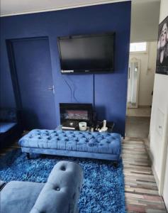 Μια τηλεόραση ή/και κέντρο ψυχαγωγίας στο Appartement en attique Strasbourg ville proche gare Halles +1 φωτογραφίες