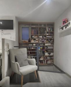 Χώρος καθιστικού στο Appartement en attique Strasbourg ville proche gare Halles