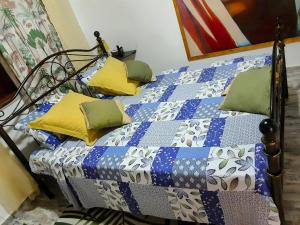 Postel nebo postele na pokoji v ubytování Bienvenue chez Angie