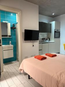 Kuchyň nebo kuchyňský kout v ubytování Paceville - 3B - Cozy Studio, Ideal for Couples