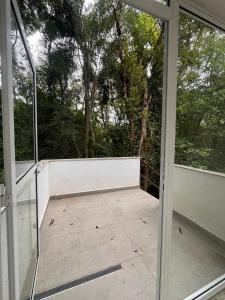 Balkón nebo terasa v ubytování Hotel Curitiba Campo Comprido