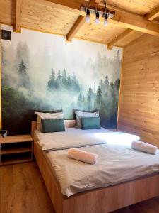 Postel nebo postele na pokoji v ubytování Cabana Sia