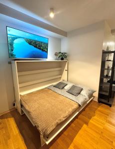 Postel nebo postele na pokoji v ubytování Apartament SUDETY