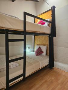 Voodi või voodid majutusasutuse Xplora Hostel Cusco toas