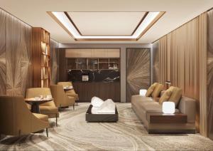 Χώρος καθιστικού στο Aurora Oriental Hotel