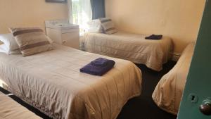 Postel nebo postele na pokoji v ubytování Fairlie Hotel