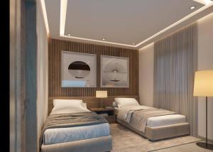 Postel nebo postele na pokoji v ubytování Los Castillos Resort