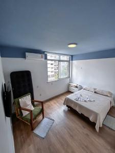TV a/nebo společenská místnost v ubytování Loft em Belém at Doca-Umarizal, Bairro nobre central