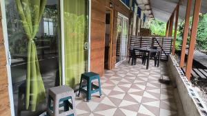 Ban công/sân hiên tại FARO 13 CASINA Con TERRAZA 4 PERSONAS de Puerto Viejo