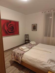 Postel nebo postele na pokoji v ubytování Casa Sofie e Charlotte