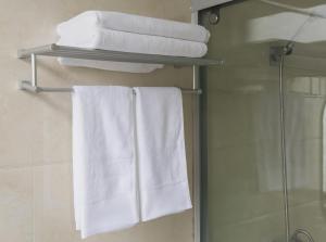 Koupelna v ubytování Junyao Inn