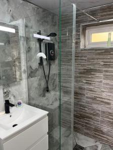 Koupelna v ubytování Luxury rooms