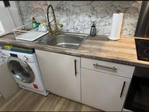Kuchyň nebo kuchyňský kout v ubytování Luxury rooms + 19 fotografií