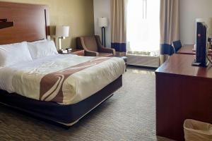 Quality Inn & Suites Georgetown - Seaford客房内的一张或多张床位