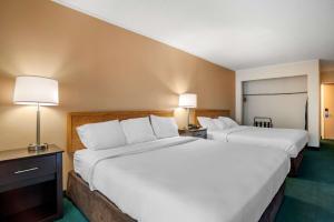 Postel nebo postele na pokoji v ubytování Rodeway Inn & Suites