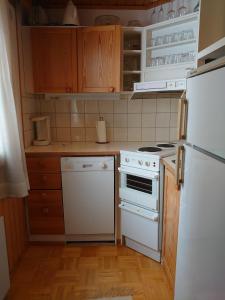 Dapur atau dapur kecil di Holidayhome TahkonTintinlenkki