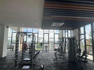 Fitnes oz. oprema za telovadbo v nastanitvi Kavenue Family Suite by CSE