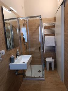 Koupelna v ubytování Hotel Il Roscio