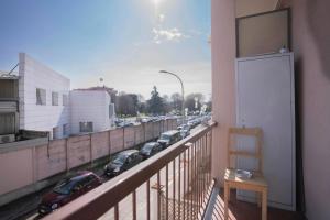 Balkón nebo terasa v ubytování Ale E-Commerce Holiday Home