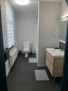 Baðherbergi á Le Tri Bèneu
