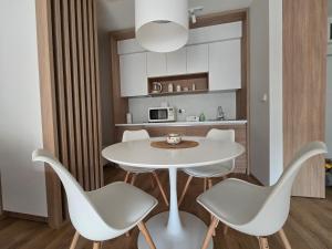 Køkken eller tekøkken på Sunny lux apartman II