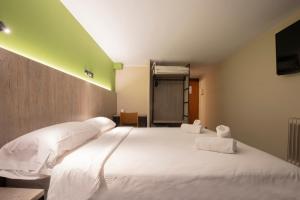 Postel nebo postele na pokoji v ubytování Pic Maià Mountain Hotel