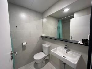 Vannituba majutusasutuses Post 120 Suites