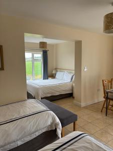 Postel nebo postele na pokoji v ubytování Ballindrum Farm B&B