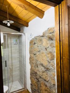 Koupelna v ubytování Osini Ecciu Home