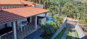 Bygningen som feriehuset ligger i