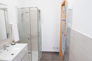 Koupelna v ubytování B&B Sibi