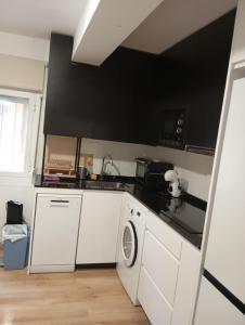 Dapur atau dapur kecil di Piso Calle San Lucas