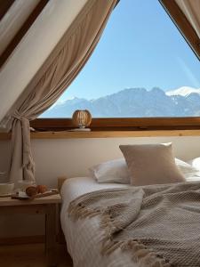 Voodi või voodid majutusasutuse Widok Apartamenty Zakopane toas