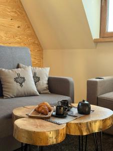 Istumisnurk majutusasutuses Widok Apartamenty Zakopane