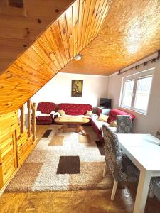 Posezení v ubytování Apartments Bozovic