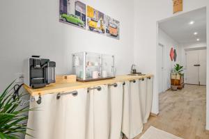 Cuisine ou kitchenette dans l'établissement Nott'e Die